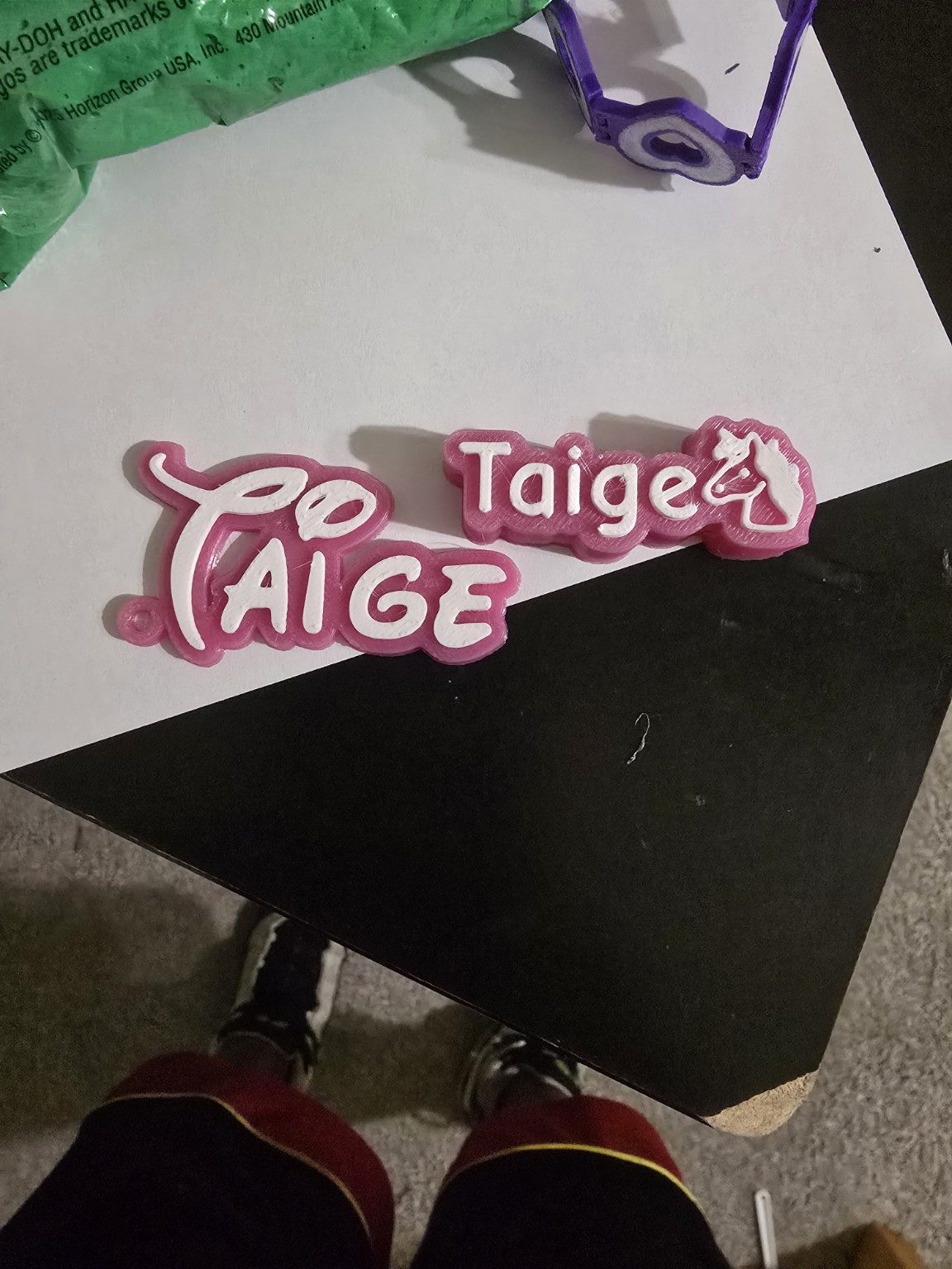 Personalized name tags